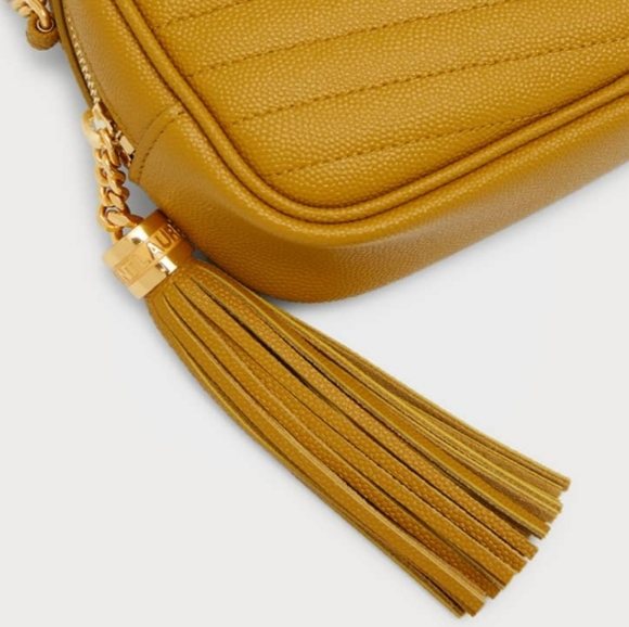 Saint Laurent Lou Mini YSL Grain de Poudre Camera Crossbody Bag - Picture 12 of 15